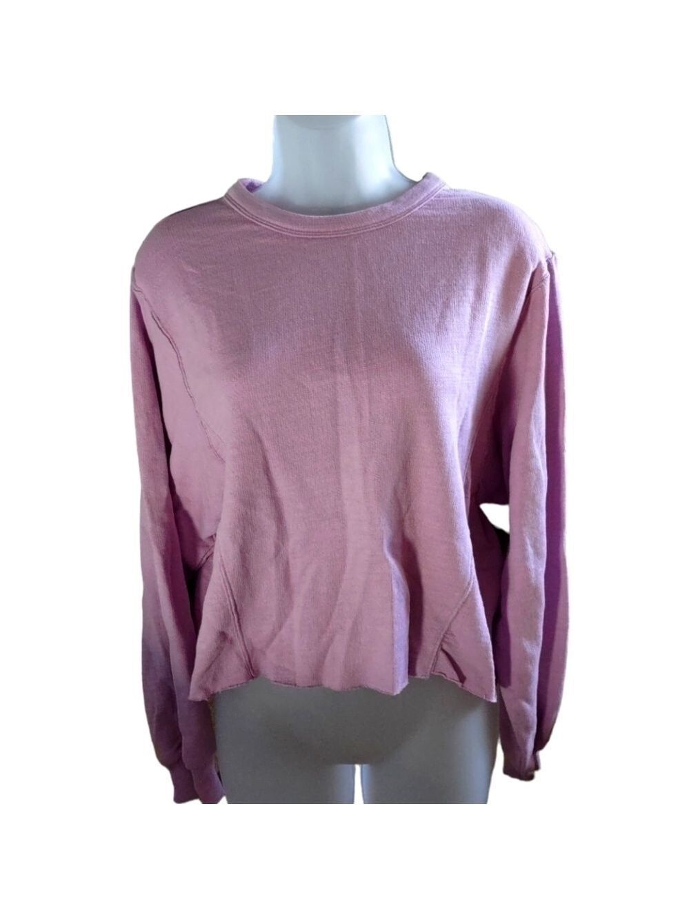 Universal Thread Sweater Cropped Lilac Purple Extra Small - Picture 1 of 3